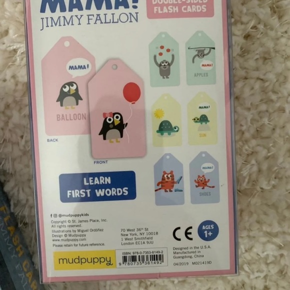 NWT! Flash cards- Jimmy Fallon Mama/Dada - Picture 2 of 4